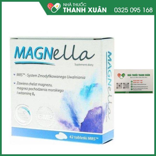 Magnella viên uống bổ sung magie và vitamin B6